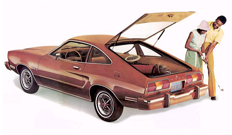 1975 Ford Mustang-II hatchback.