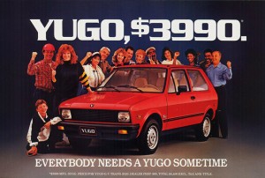 1985 Zastava Yugo GV Hatchback ad
