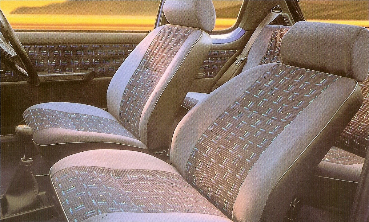 1995 Peugeot 205 Mardi Gras interior