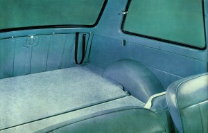 1958 Austin A40 interior