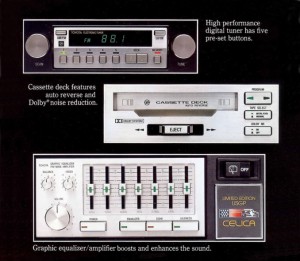 1980 Toyota Celica USGP high performance sound system.