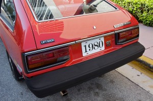 Red 1980 Toyota Celica USGP