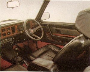 1979 Vauxhall Chevette Black Magic interior