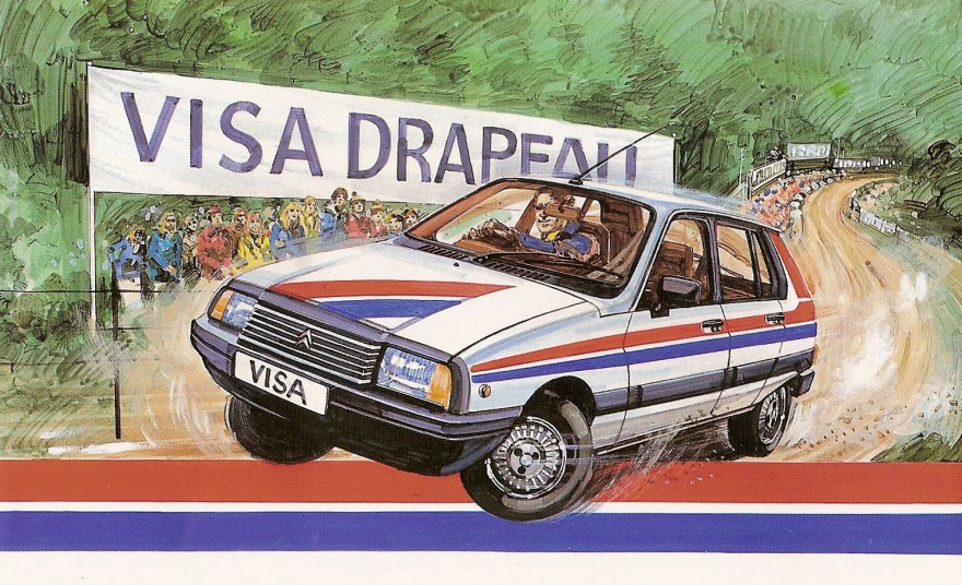 1982 Citroen Visa Drapeau